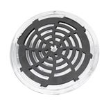 Grelha Redonda Abre e Fecha Cromada DN150 Luconi