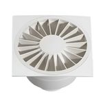 Caixa Sifonada com Grelha Quadrada Branca 100 x 100 x 50mm Luconi