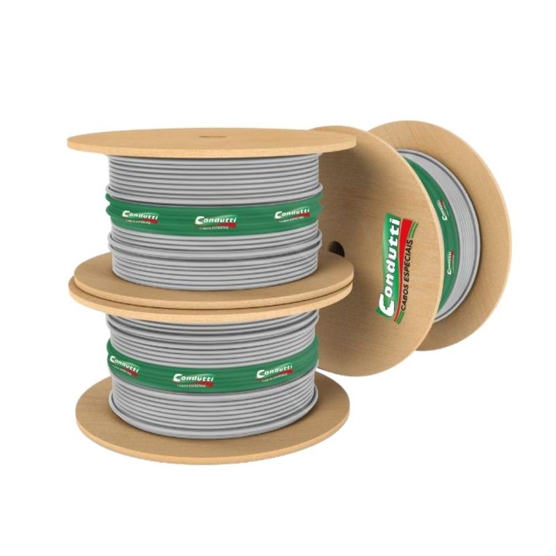 Cabo de Rede UTP CAT6 4P CMX 250MHz Cinza Condutti por Metro