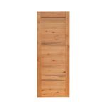 Folha de Porta Frisada Maciça Eucalipto 15 Réguas 210x82cm