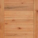 Folha de Porta Frisada Maciça Eucalipto 15 Réguas 210x82cm