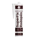 Cola PU Acrílica para Rodapés e Molduras Base D'água Branca 350g