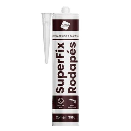 Cola PU Acrílica para Rodapés e Molduras Base D'água Ruffino