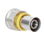Conector Fêmea para Gás 26mmx1" Prensar Multi Emmeti