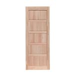 Folha de Porta Frisada Maciça Eucalipto BB023 210x82cm