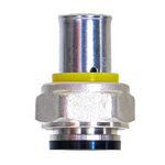 Conector Fêmea Móvel para Gás 26mmx3/4" Prensar Multi Emmeti