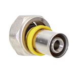 Conector Fêmea Móvel para Gás 26mmx3/4" Prensar Multi Emmeti