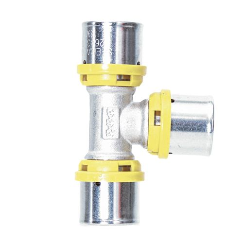 Te Intermediário para Gás 16x16x16" Prensar Multi Emmeti