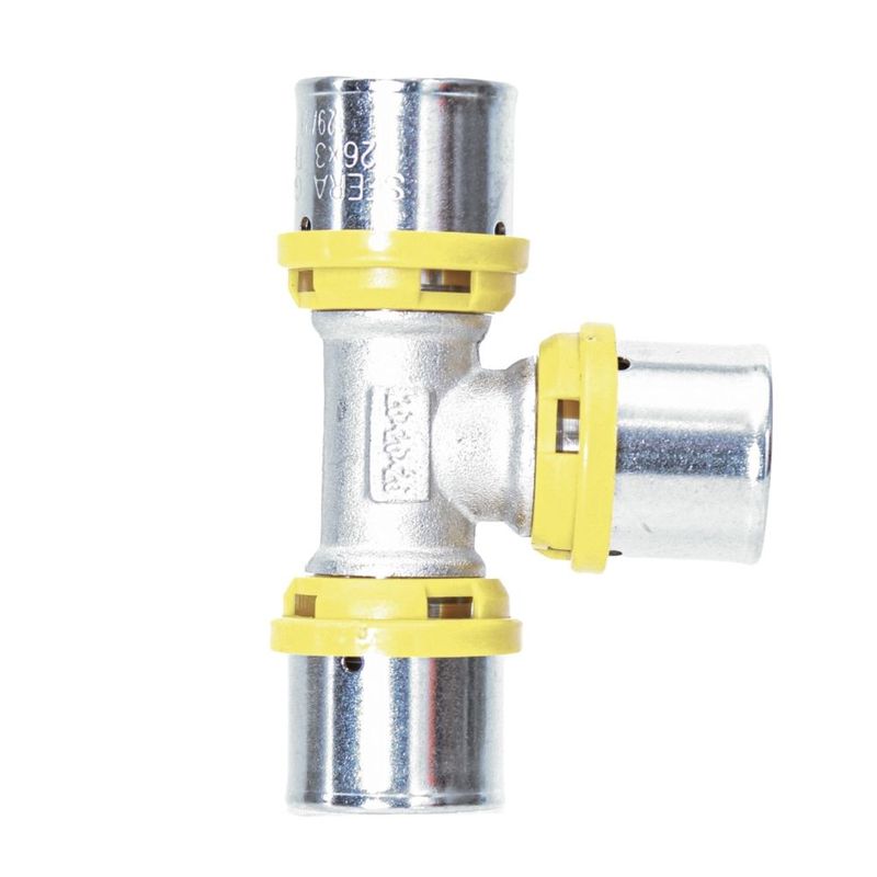 Te Intermediário para Gás 16x16x16" Prensar Multi Emmeti