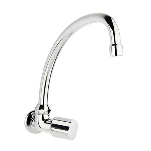 Torneira para Cozinha Parede Bica Média Cromado Nova Petra 1169