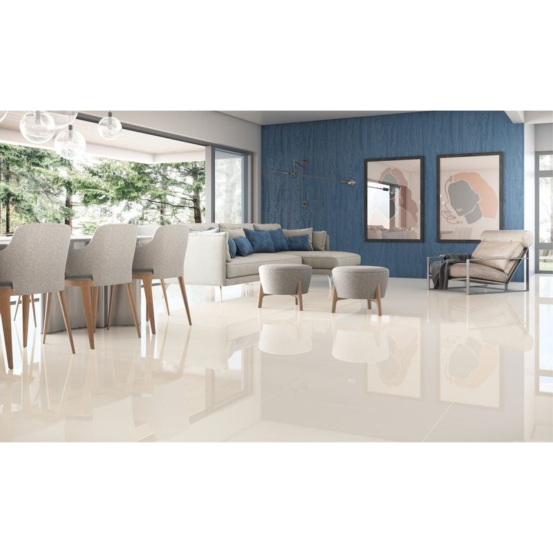 Porcelanato Técnico Monoc Orion Retificado Polido Bege 62x62cm 2,67m2