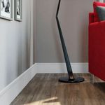 Rodapé Poliestireno P.U Branco Frisado Slim 10x1,0x200cm