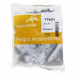 Prego com Cabeça Polido 17x21 1Kg