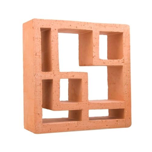 Elemento Vazado Cerâmico Tasmânia Line 25x25x8,5cm Manufatti