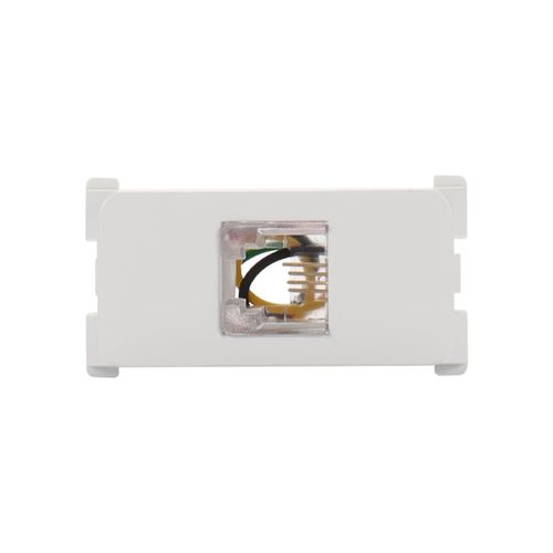 Módulo Tomada para Telefone RJ11 4 Fios Branco Linha B3