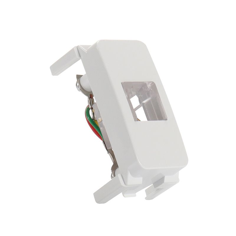 Módulo Tomada para Telefone RJ11 4 Fios Branco Linha B3