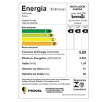 Ventilador de Parede Tufão Sprint Preto com 3 Pás 60cm 155w Bivolt