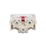 Módulo Tomada 2P+T 20A/250V Vermelho Lunare