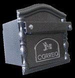 Caixa de Correio Decora 19x16x19cm Alumínio Preto