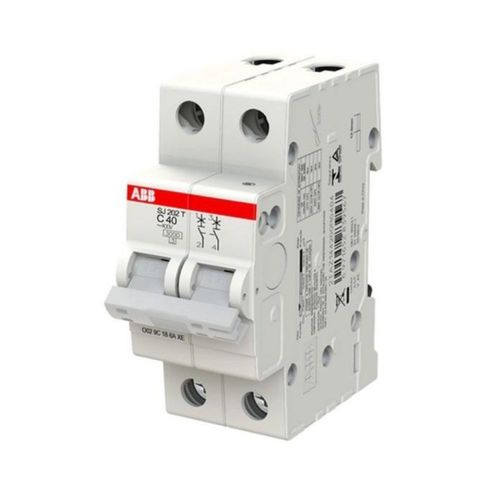 Mini Disjuntor Bipolar SJ200 Curva C ABB