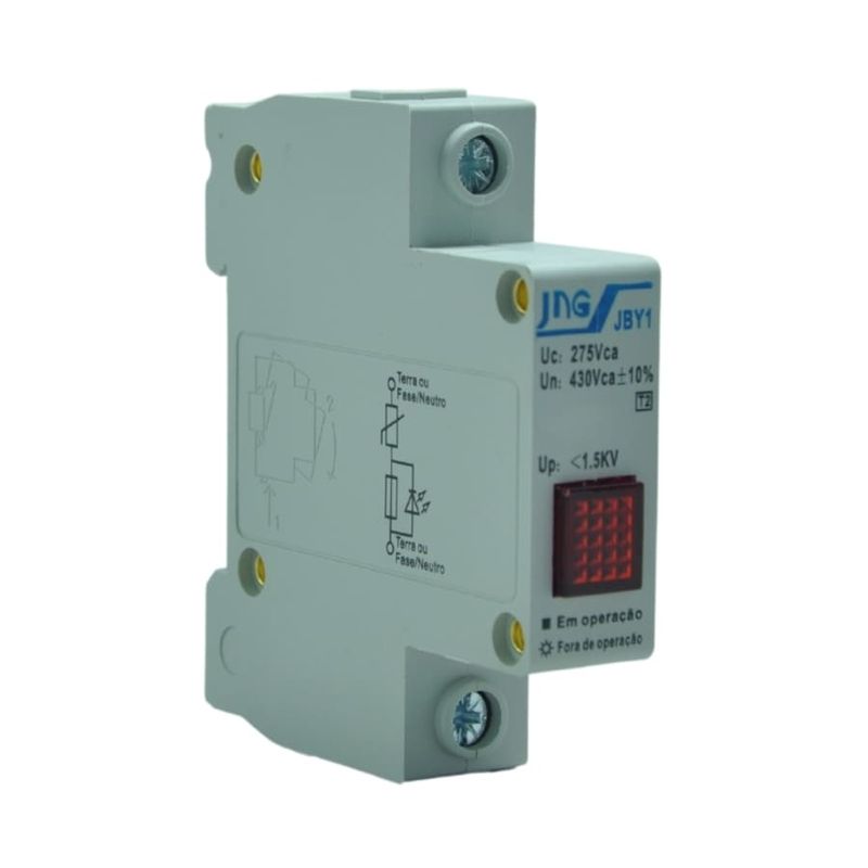 Dispositivo de Proteção Contra Surto DPS JBY1 Classe II 15KA Jng
