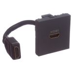 Módulo Tomada HDMI Grafite Orion