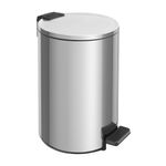 Lixeira Loop Redonda com Pedal 5L Cromada com Tampa Tramontina