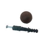 Batedor para Porta 3,2x3,5mm Marrom