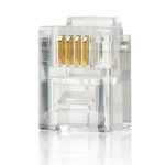 Conector RJ11 6P4C com 10 Peças