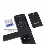 Fechadura Digital de Embutir com Biometria e Wifi DE4000B Preto