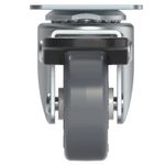 Rodízio Giratório com Freio Termoplástico 50mm 40kg