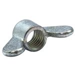 Porca Borboleta 3/16" Zincada 3 Peças