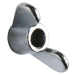 Porca Borboleta 3/16" Zincada 3 Peças