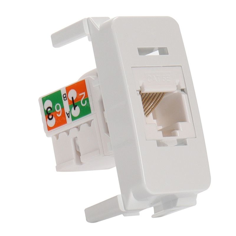 Módulo Tomada Informática RJ45 CAT5E Branco B3