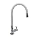 Torneira para Cozinha Mesa 1/4V Bica Alta Branco Color Flex 3069 C29