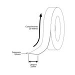 Fita de Borda Nude V01 Berneck 22mmx20m