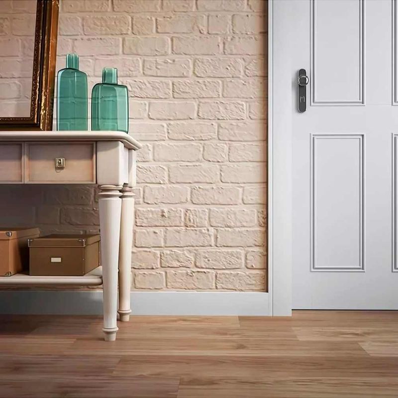 Rodapé Poliestireno P.U Branco Frisado 12x1,5x240cm