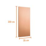 Folha de Porta Lisa Bondoor HDF Pinus Curupixá 210x70cm