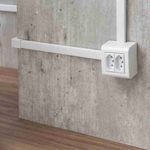 Conjunto de Sobrepor Tomada 2P+T 10A/250V Branco Lizflex