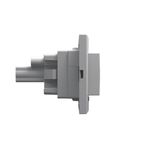 Conjunto Interruptor Simples + Placa para Móveis Branca Modulopro