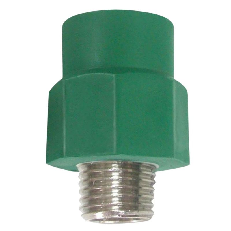 Adaptador Longo com Inserto de Metal PPR 20mm x 1/2" Amanco