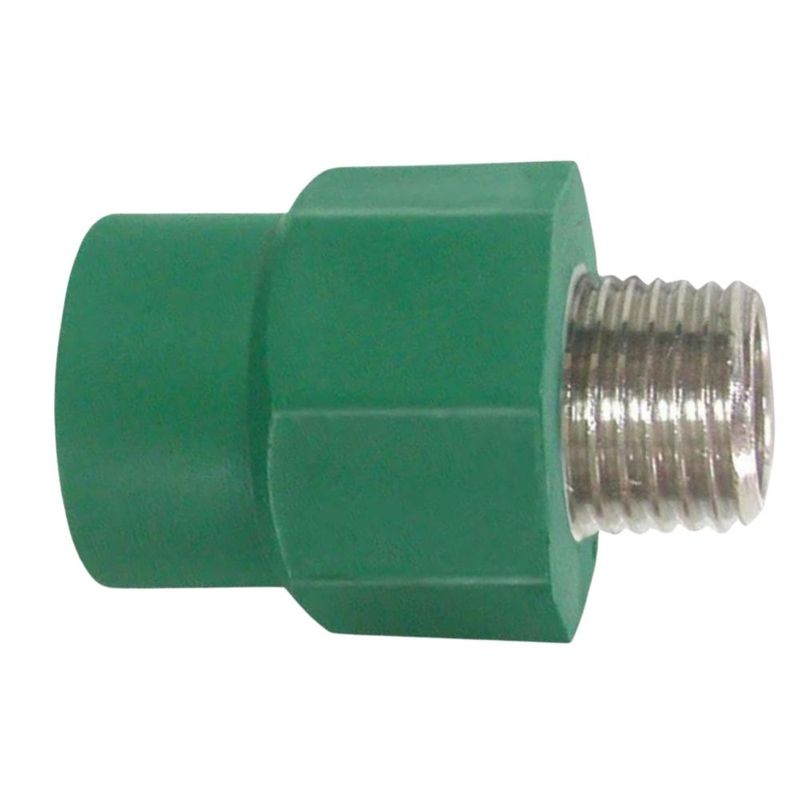 Adaptador Longo com Inserto de Metal PPR 20mm x 1/2" Amanco