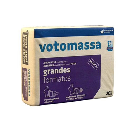 Argamassa Interna/Externa Grandes Formatos Branco 20kg Votorantim