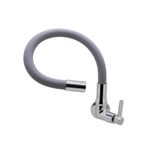 Torneira para Cozinha Parede 1/4V Bica Média Cinza Color 3068 C29