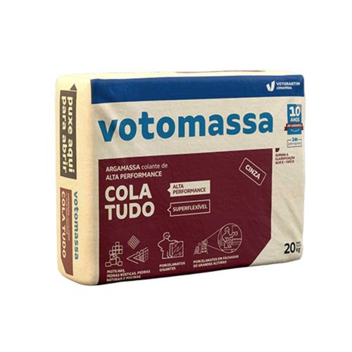 Argamassa Interna/Externa Cola Tudo Cinza 20kg Votorantim