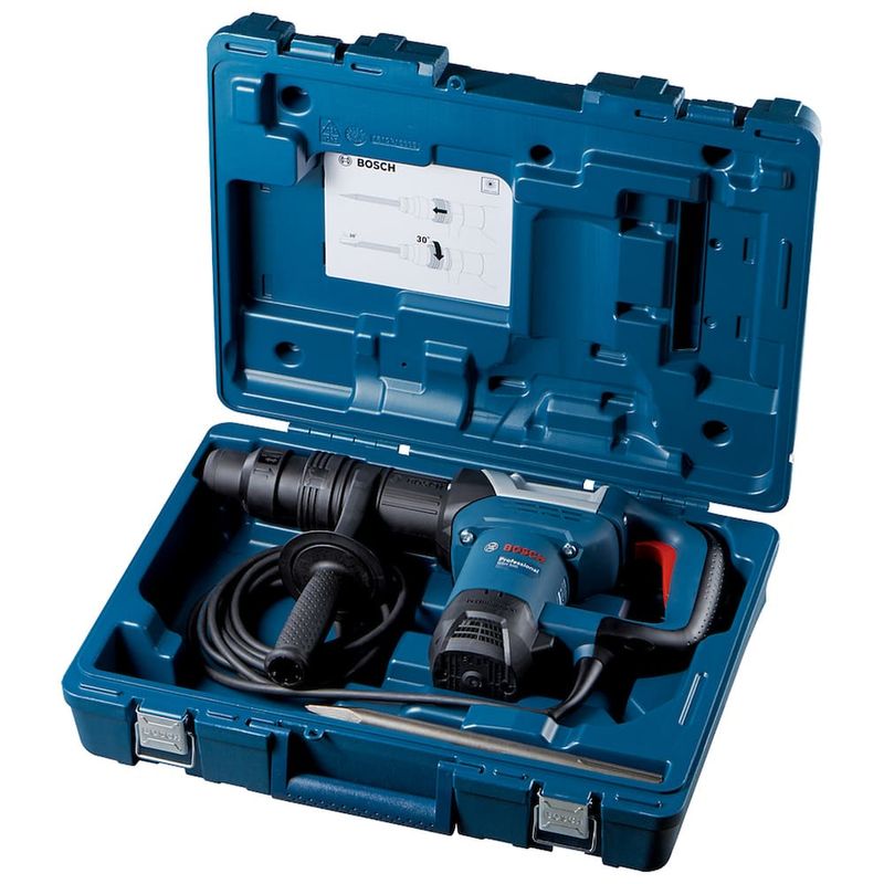 Martelo Demolidor SDS-Max GSH500 7,5J 5,7kg Cinzéis+Maleta 127V Bosch
