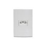 Conjunto Tomada 2P+T 10A/250V 4x2 Branco Lunare