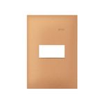 Placa 1 Posto 4x2 sem Suporte Rosé Gold Simon 35
