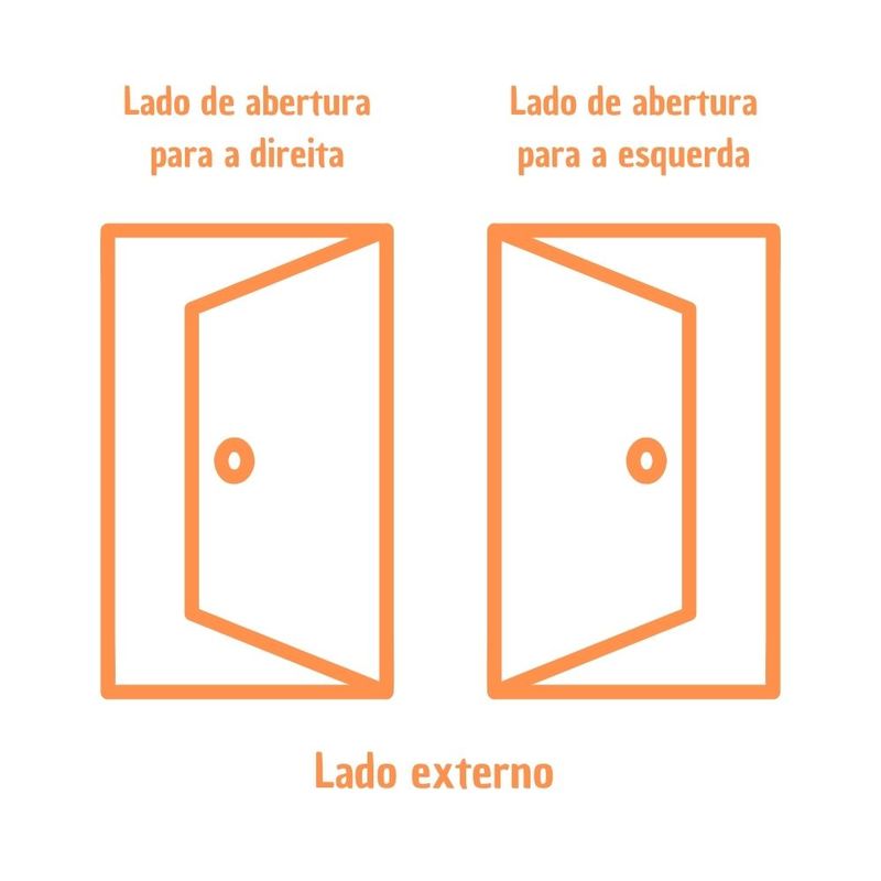 Porta Palheta Alumínio Brilhante Esquerdo 210x70cm