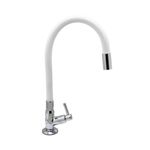 Torneira para Cozinha Mesa 1/4V Bica Alta Branco Color Flex 3069 C29